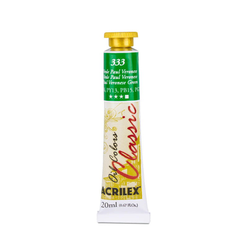 Tinta a Óleo para Tela - 20 ml - Acrilex - Verde Paul Veroneze