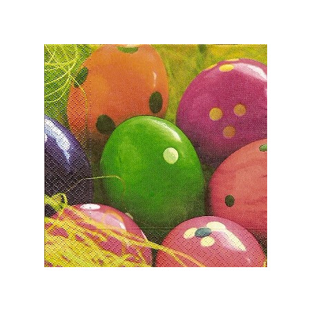 Guardanapo para Decoupage - Ovos de Páscoa Decorados