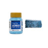 Tinta para Tecido Glitter - Acrilex - 37 ml - Azul Turquesa