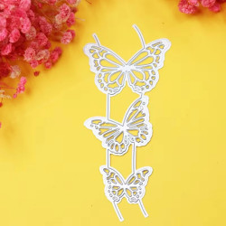 Cortante - Borda Elegante com Borboletas