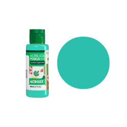 Tinta Acrílica Fosca Nature Colors - Acrilex - 60 ml - Turquesa