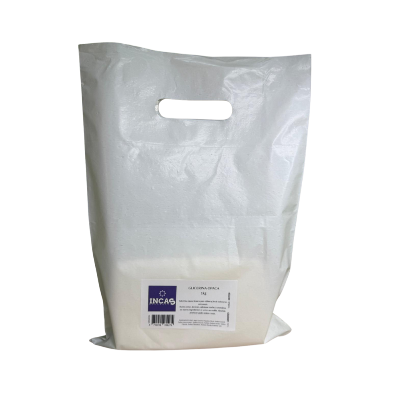 Glicerina Branca/Opaca - 1 kg