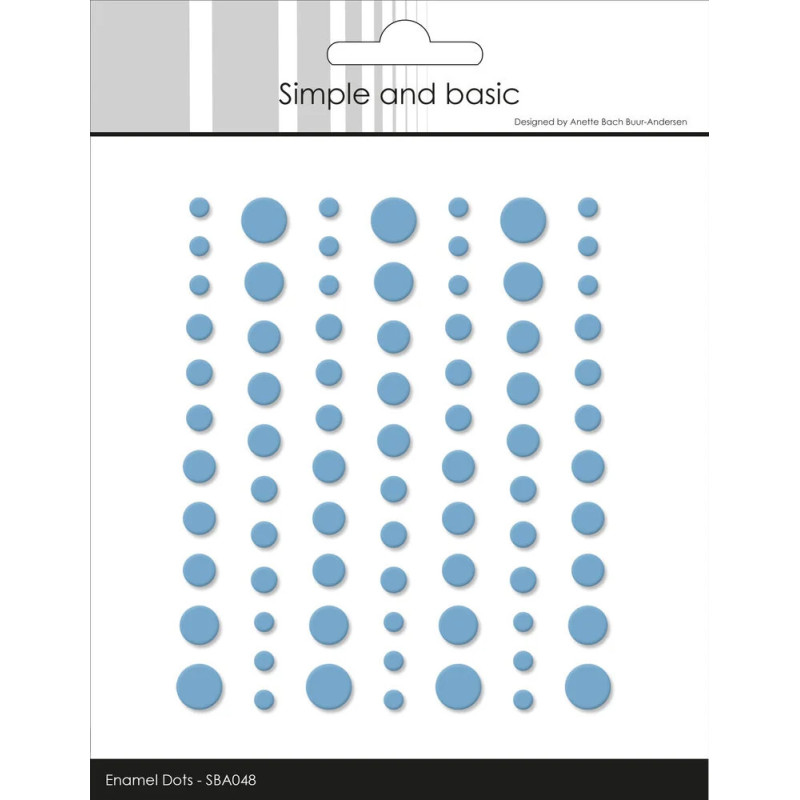 Enamel Dots Autocolantes Mate (Sem Brilho) - Simple and Basic