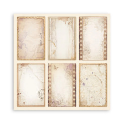 Bloco Papel Scrapbook - Quiet Days - Stamperia - 20x20cm