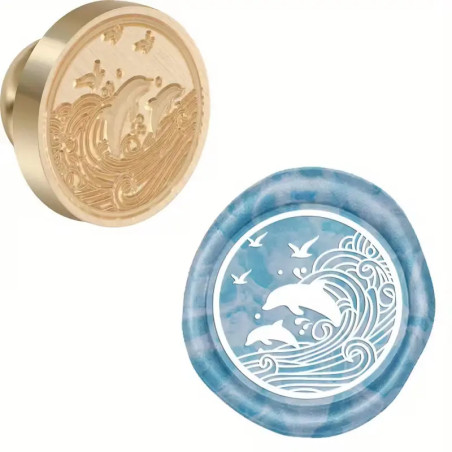 Sinete / Carimbo Lacre - Golfinhos