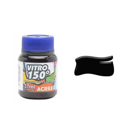 Vitro 150º - 37 ml - Acrilex - Preto