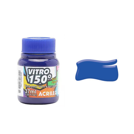 Vitro 150º - 37 ml - Acrilex - Azul
