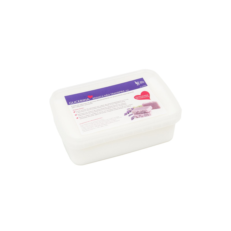 Glicerina Branca - não transpira - Embalagem Plástica - 1 kg