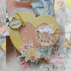Bloco Papel Scrapbook - Kidland - Dress My Craft - 15x15cm