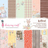 Bloco Papel Scrapbook - Kidland - Dress My Craft - 30x30cm