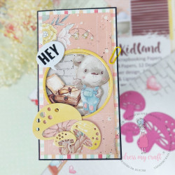 Bloco Papel Scrapbook - Kidland - Dress My Craft - 30x30cm
