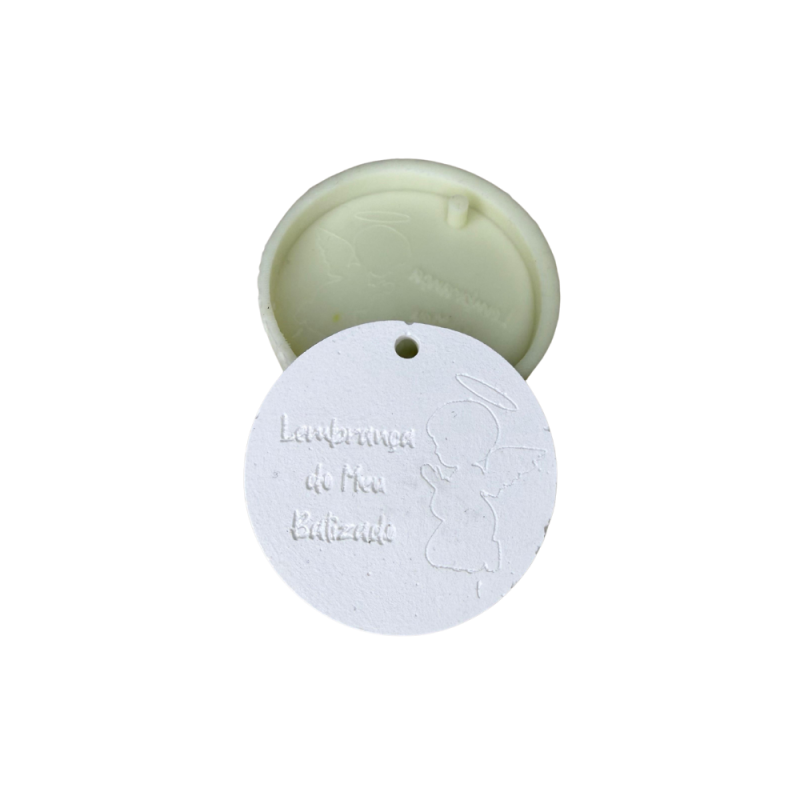 Molde Silicone - Placa Lembrança Batizado