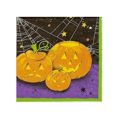Guardanapo Três Abóboras Halloween