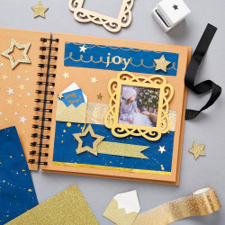 Álbum Scrapbooking - 30 x 30 cm (12 x 12") - kraft