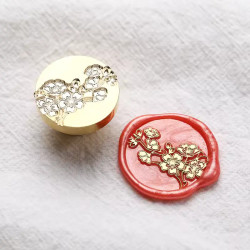 Sinete / Carimbo Lacre - Sakura