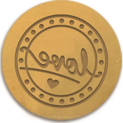 Sinete / Carimbo Lacre - Love - Aladine