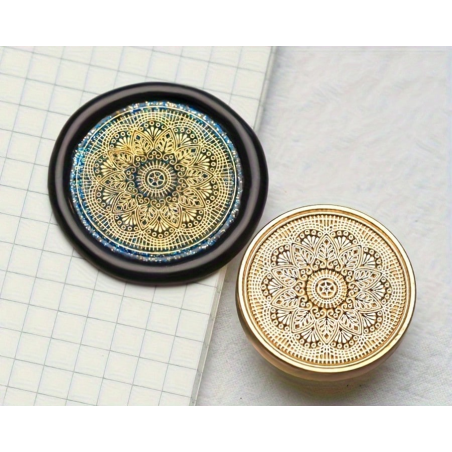 Sinete / Carimbo Lacre - Vitral Dream Shadow Flower