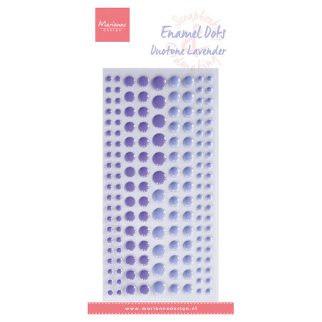 Enamel Dots Autocolantes - Duotone Lavender - Marianne Design