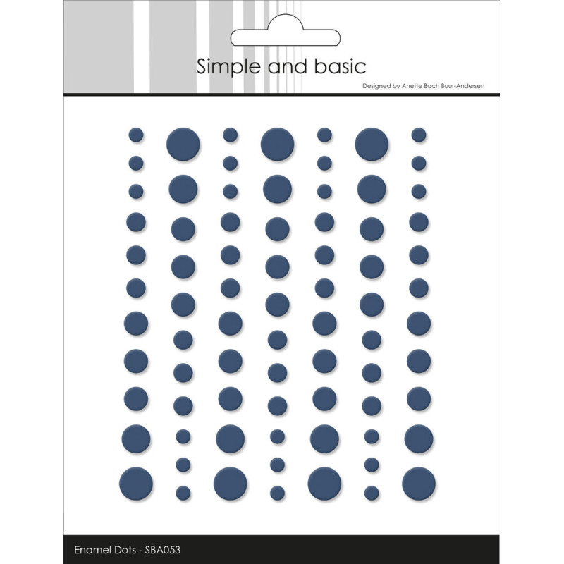 Enamel Dots Autocolantes Mate (Sem Brilho) - Simple and Basic
