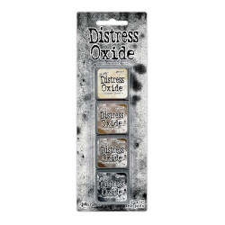 Almofadas de Tinta Ranger Tim Holtz Distress Mini Oxide Ink - Mini Kit 6