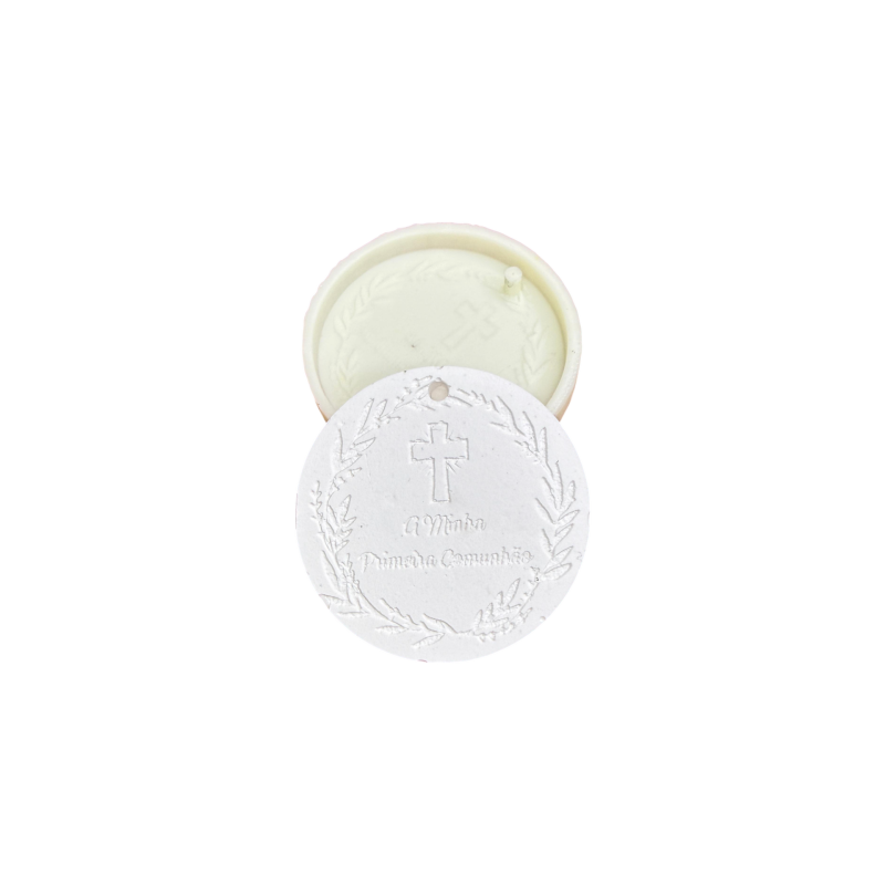 Molde Silicone - Placa "A Minha Primeira Comunhão"