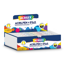 Marcador Tecido - Acrilpen+Plus - Branco