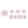 Stencil - Azulejo Português 2 - 33 x 14 cm - Acrilex