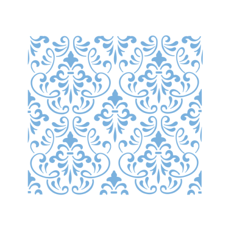 Stencil - Azulejo Português - 13 x 13 cm - Acrilex