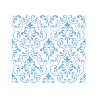 Stencil - Azulejo Português - 13 x 13 cm - Acrilex
