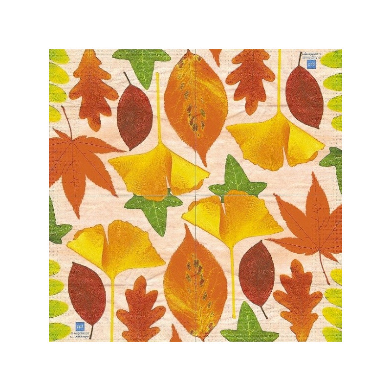 Guardanapo Decoupage - Leaf Collage