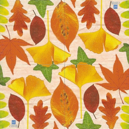 Guardanapo Decoupage - Leaf Collage