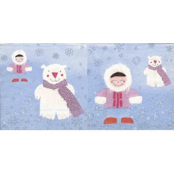 Guardanapo Decoupage - Polar Friendship