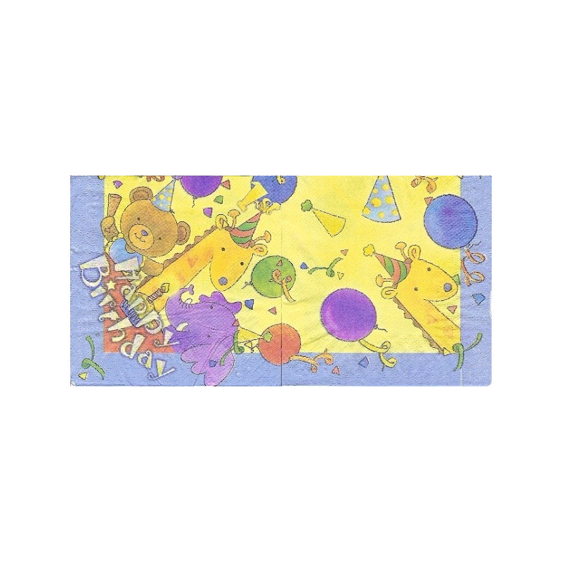 Guardanapo Primeiro Ano Animalitos