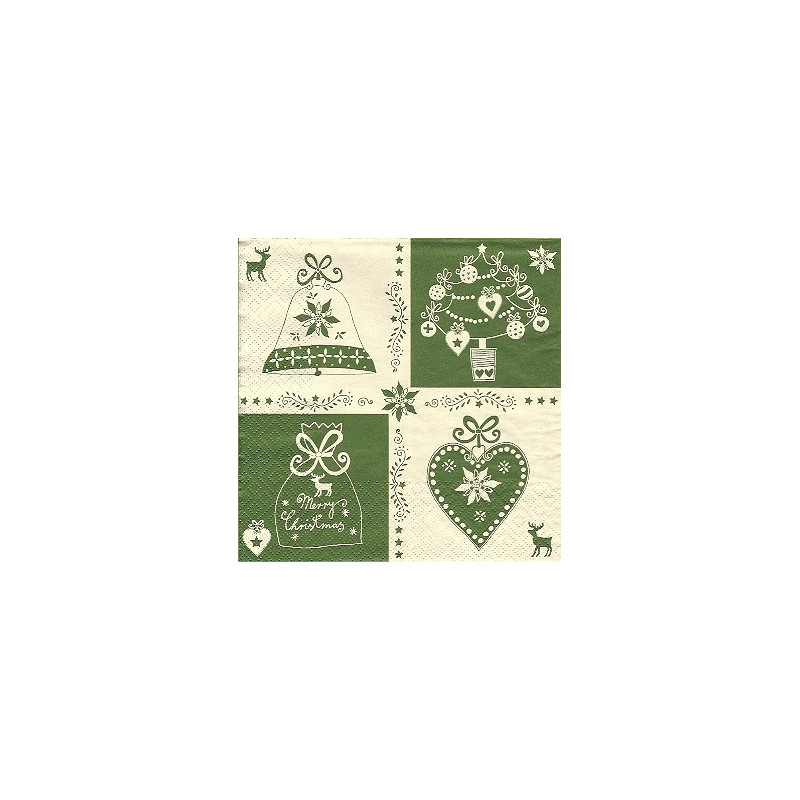 Guardanapo Green Christmas