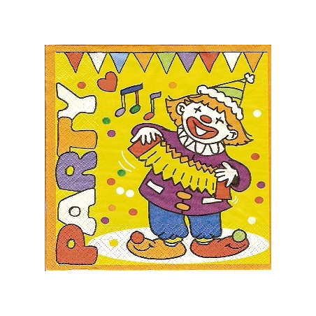 Guardanapo Party Clown 2