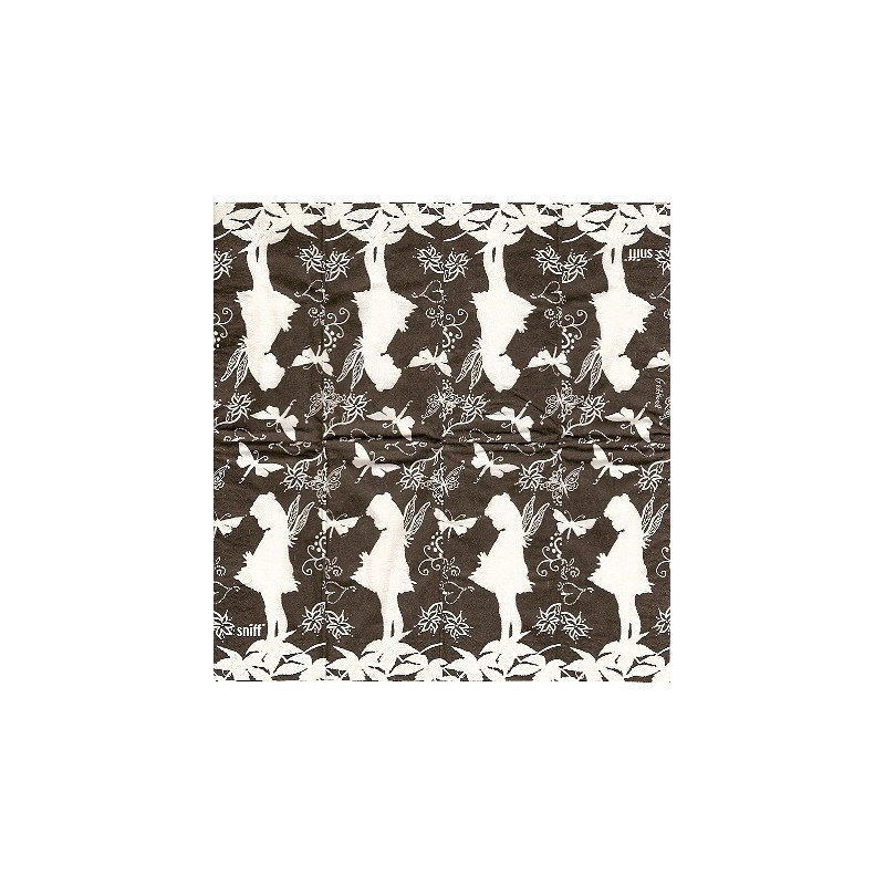 Lenço Fairy black/white