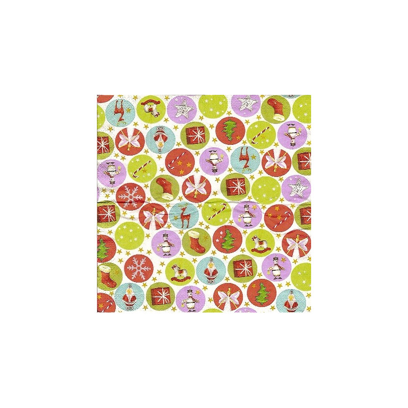 Lenço Natal às Bolas