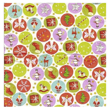 Lenço Natal às Bolas