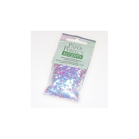 Paper Perfect Accents - Glitter - White Iris