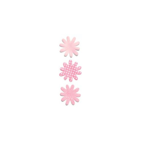 Flores de Seda - Cupkake Silk Flowers - Doodlebug
