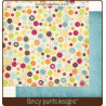 Papel Decorado Scrapbook - Fancy Pants - Delight - Bubbles - 30x30 cm