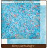 Papel Decorado Scrapbook - Fancy Pants - Floral Chic - Merriment - 30x30 cm