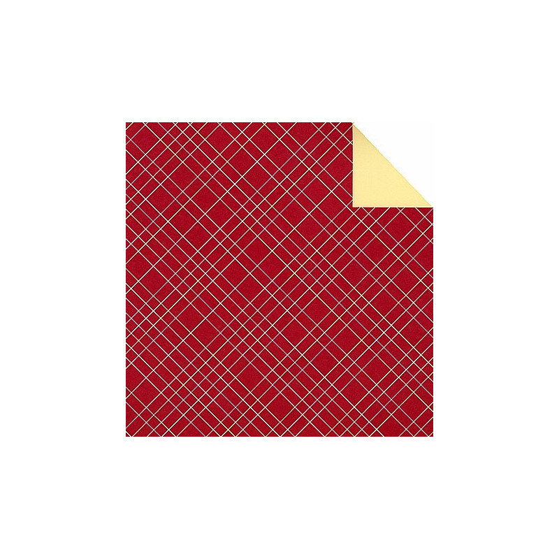 Papel Decorado Scrapbook - Piggy Tales - Little Red Riding Hood - Red Cape - 30x30 cm