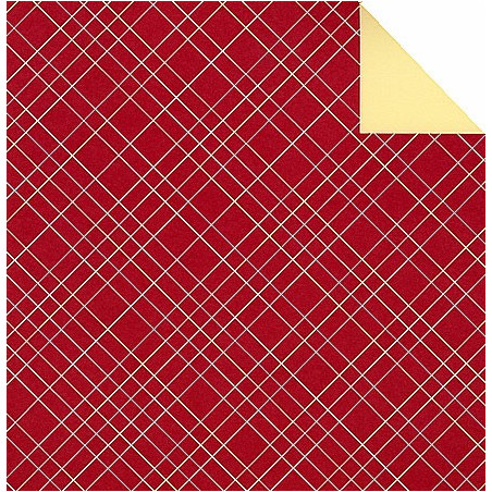 Papel Decorado Scrapbook - Piggy Tales - Little Red Riding Hood - Red Cape - 30x30 cm