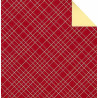 Papel Decorado Scrapbook - Piggy Tales - Little Red Riding Hood - Red Cape - 30x30 cm