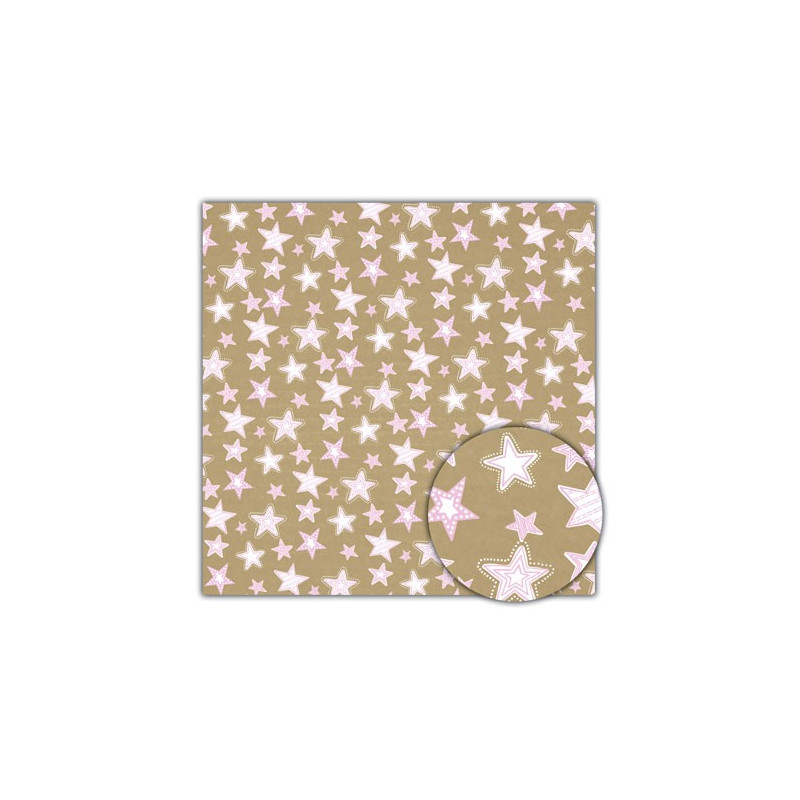 Papel Decorado Scrapbook - Sassafras - Daydream - Twinkle - 30x30 cm