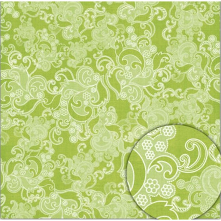 Papel Decorado Scrapbook - Sassafras - Scrumptious - Luscious - 30x30 cm