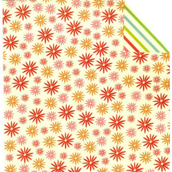 Papel Decorado Scrapbook - Scenic Route Paper - Charlotte - Blossom Street Floral - 30x30 cm
