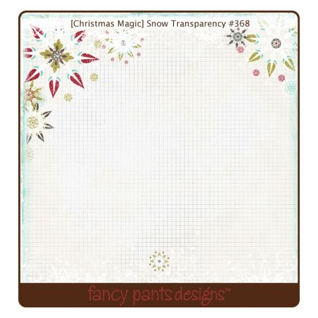 Acetato - Fancy Pants - Christmas Magic - Snow - 30 x 30 cm