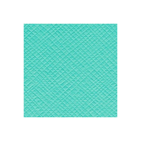 Cartolina/Cardstock - Bazzill Mono criss cross - Swimming Pool - 30 x 30 cm